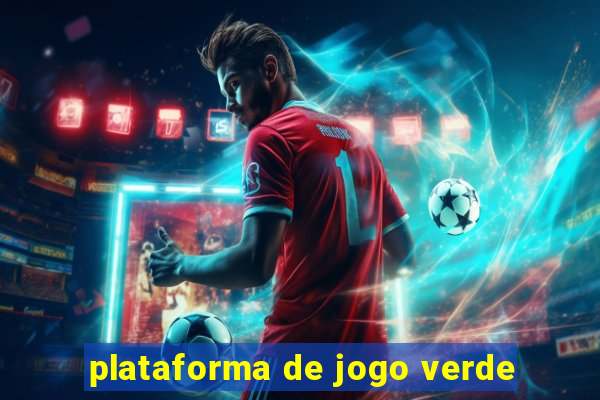 plataforma de jogo verde